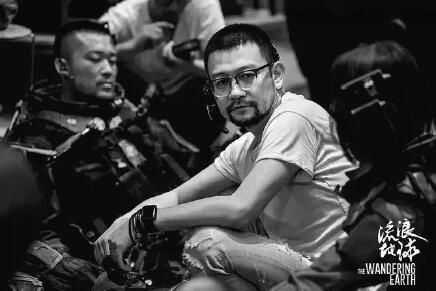 p42 《流浪地球》 拍摄现场 供图I 郭帆导演工作室