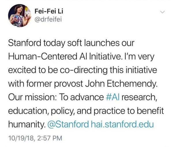 把人文精神带入AI,李飞飞和比尔·盖茨今天在斯坦福都讲了什么