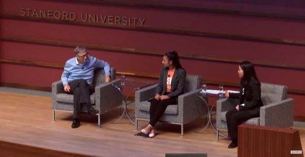 把人文精神带入AI,李飞飞和比尔·盖茨今天在斯坦福都讲了什么