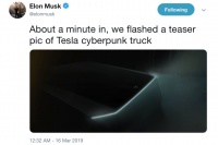 特斯拉电动皮卡全曝光，马斯克“赛博朋克”大猜想