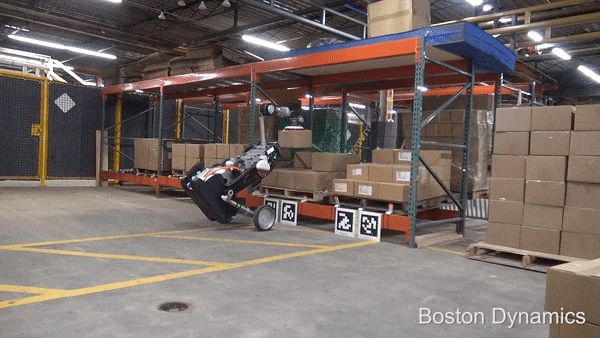 搬砖工作不保!波士顿动力双轮机器人掌握了新本领