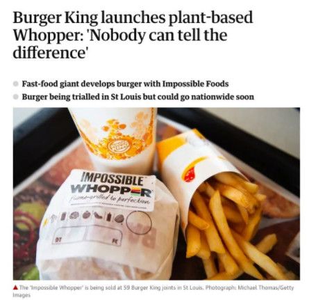 价格不贵、零胆固醇的人造肉汉堡来了——但你敢吃吗?