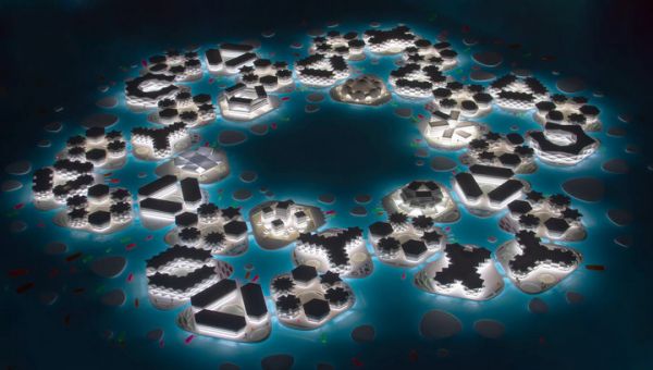 设计Google总部的建筑事务所,这次要打造一座漂浮城市