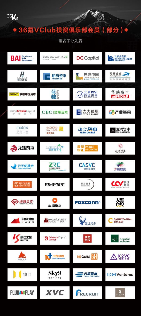 36氪「融资合伙人」顶级专家团重磅来袭!