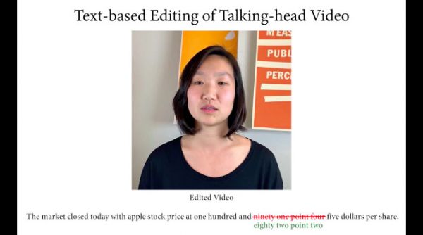 斯坦福等新研究:随意输入文本,改变视频人物对白,逼真到让作者害怕