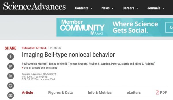 比黑洞照片更震撼,人类拍到第一张量子纠缠照片