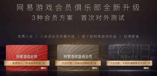 网易推出游戏会员,是圈钱新方式还是营收新来源?