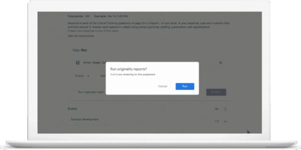 Google 推出一个新工具,防止学生网上抄袭