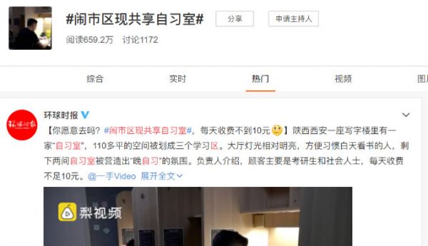 最高45元一小时的自习室,能有多暴利?