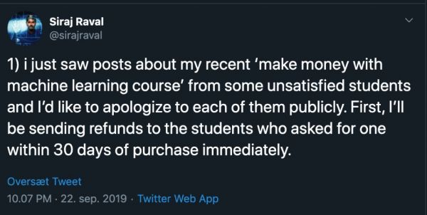 油管AI网红Siraj承认抄袭再上热搜：网课骗钱，人设崩塌，被网友讽刺“搜索机器人”