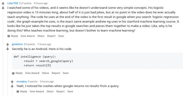 油管AI网红Siraj承认抄袭再上热搜:网课骗钱,人设崩塌,被网友讽刺“搜索机器人”