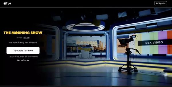 苹果TV+踢馆Netflix:内容不够,价格来凑?