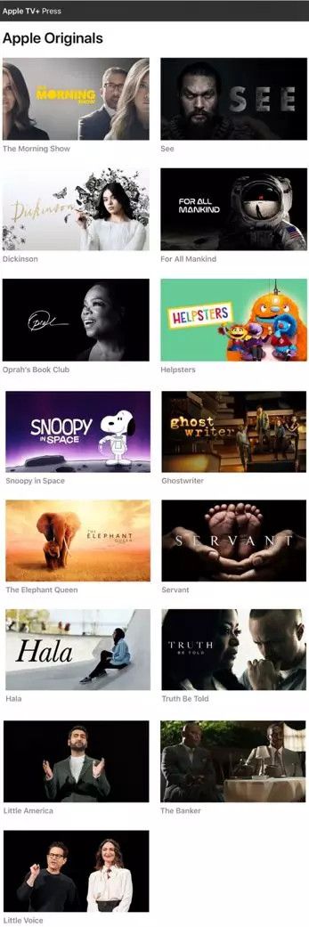 苹果TV+踢馆Netflix:内容不够,价格来凑?