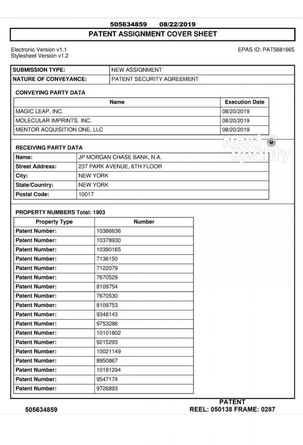 烧光24亿美元：明星AR公司Magic Leap将专利全部抵押给摩根大通
