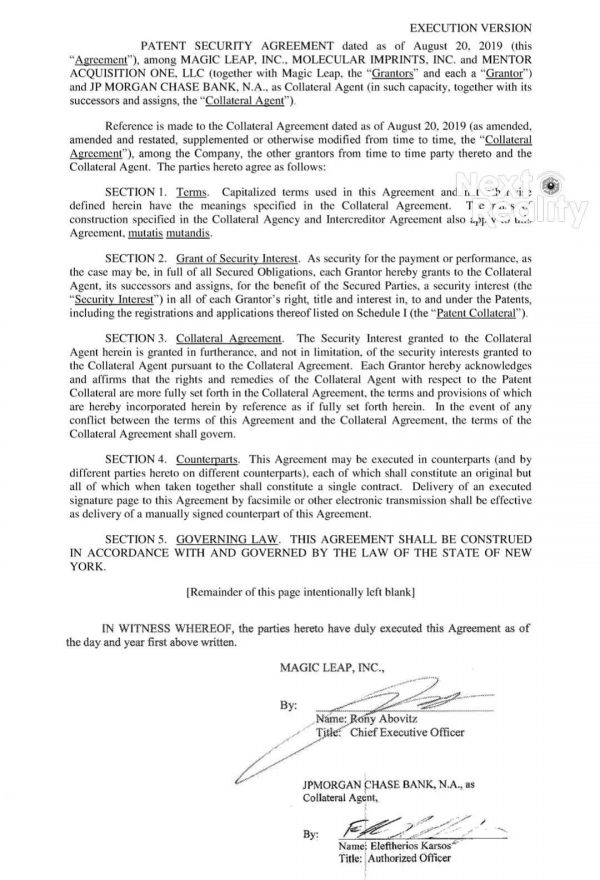 烧光24亿美元：明星AR公司Magic Leap将专利全部抵押给摩根大通