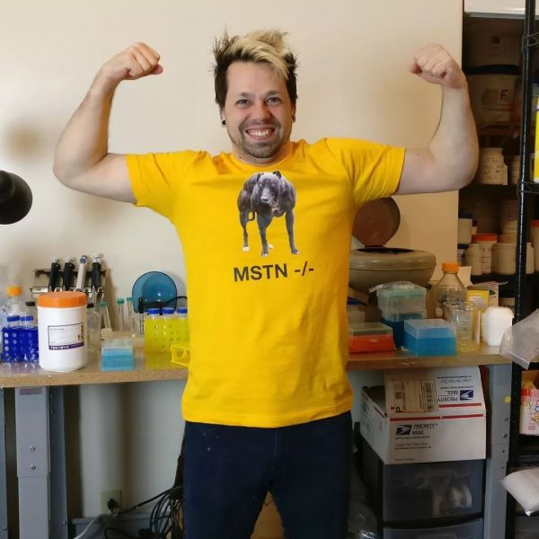 为了增强手臂肌肉,我改变了自己的一段基因