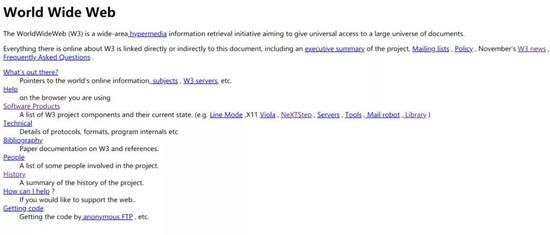 世界上第一个网站&nbsp;&nbsp;http://info.cern.ch/hypertext/WWW/TheProject.html