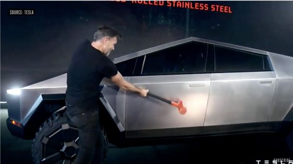 赛博朋克 + 皮卡 + 特斯拉 = 要上火星的 Cybertruck