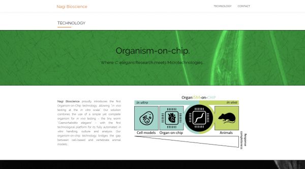 「Nagi Bioscience」利用“Organism-on-Chip”技术,开发新型蠕虫替代实验小鼠