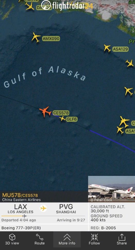 科技神回复 | 马斯克私人飞机中途超越东航客机,不愧是造火箭的