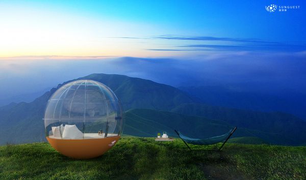 透明穹顶搭配智能底座,「星球客」想用装配式建筑打造景区住宿新体验