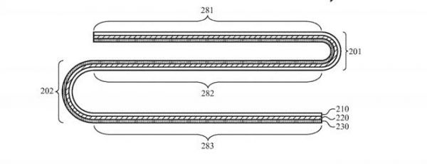 最新专利显示苹果可折叠iPhone或iPad具有柔性外壳
