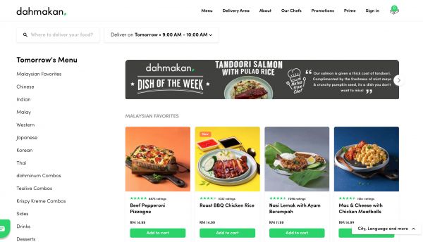 自己烹饪和配送外卖,马来西亚「Dahmakan」获1800万美元 B 轮融资