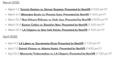 NBA联赛全面暂停!VR直播观赛会跃身主流吗?