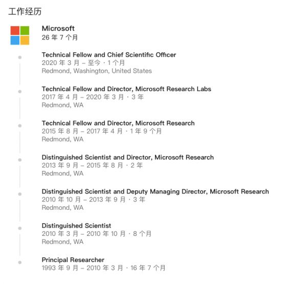 微软AI研究换帅，新设职位，提拔老将是否接替沈向洋？