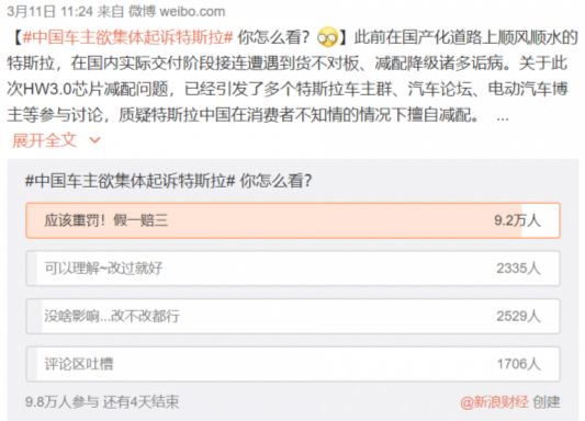特斯拉“减配门”发酵:进口国产均沦陷,但仍有人喊“真香”