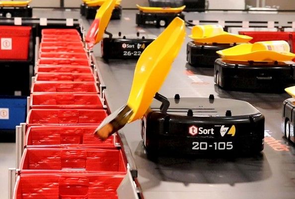 年处理包裹20亿件,「立镖机器人」要以AGV分拣系统促进物流自动化