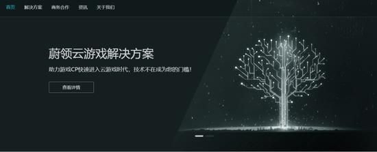 云游戏技术服务商——蔚领时代