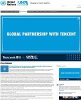 联合国宣布腾讯为全球合作伙伴 将在线办数千场会议