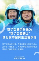 饿了么300万骑手升级为“饿了么蓝骑士” 90后占比约47%