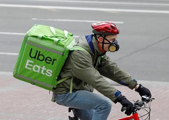 疫情下Uber的外卖业务，来源：Observer