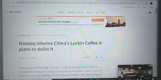 （路透新闻网站截图）