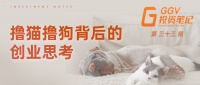 撸猫撸狗背后的创业思考 | GGV投资笔记第三十三期