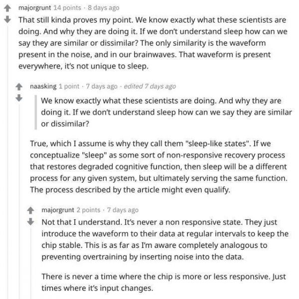 AI也需要睡眠？Reddit网友吵翻了：说得好像我们很了解睡眠一样