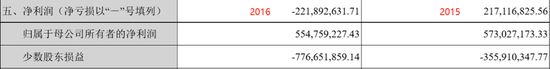 来源：乐视网2016年年报