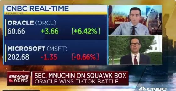 姆努钦接受媒体采访，也释放了积极信号