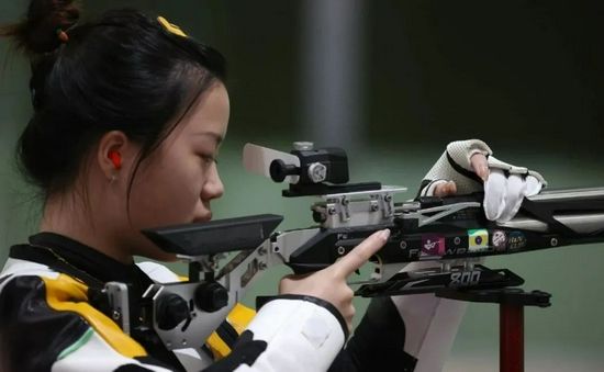 杨倩，图源东京奥运会官方微博