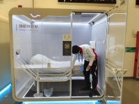 20个睡眠休息舱亮相北京冬奥主媒体中心：如同穿越到另一个宇宙
