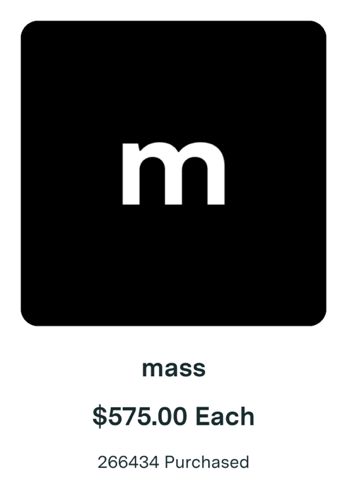 NFT艺术家Pak创作的NFT“Merge”项目成交额达9180万美元。 图片来源：Nifty Gateway截图