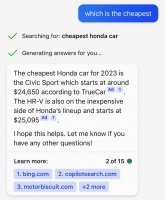 ChatGPT版必应的广告，比想象中来得更早一些