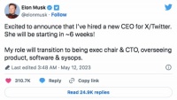利好特斯拉：马斯克说推特将迎来新CEO