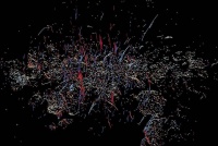 在银河系的中心，发现大量神秘的细丝