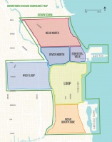 芝加哥市中心的公司们正在排队离开？