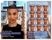 微软联合美宝莲在Teams引入虚拟化妆功能