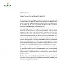 无并购，不巨头：劳力士收购全球最大手表零售商