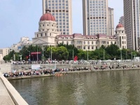 天津大爷不跳了，狮子林桥跳水热迎来大结局？